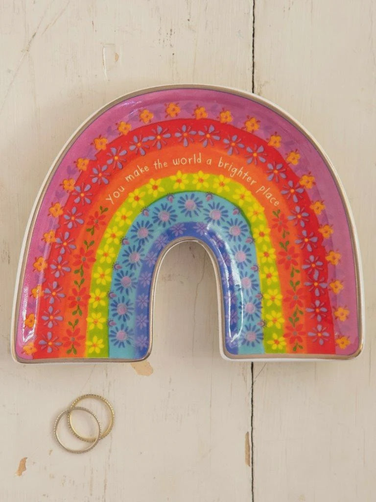 Natural Life Rainbow Trinket Dish