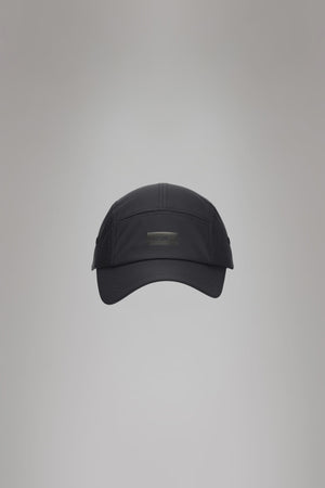 Rains 5 Panel Cap W1 - Black