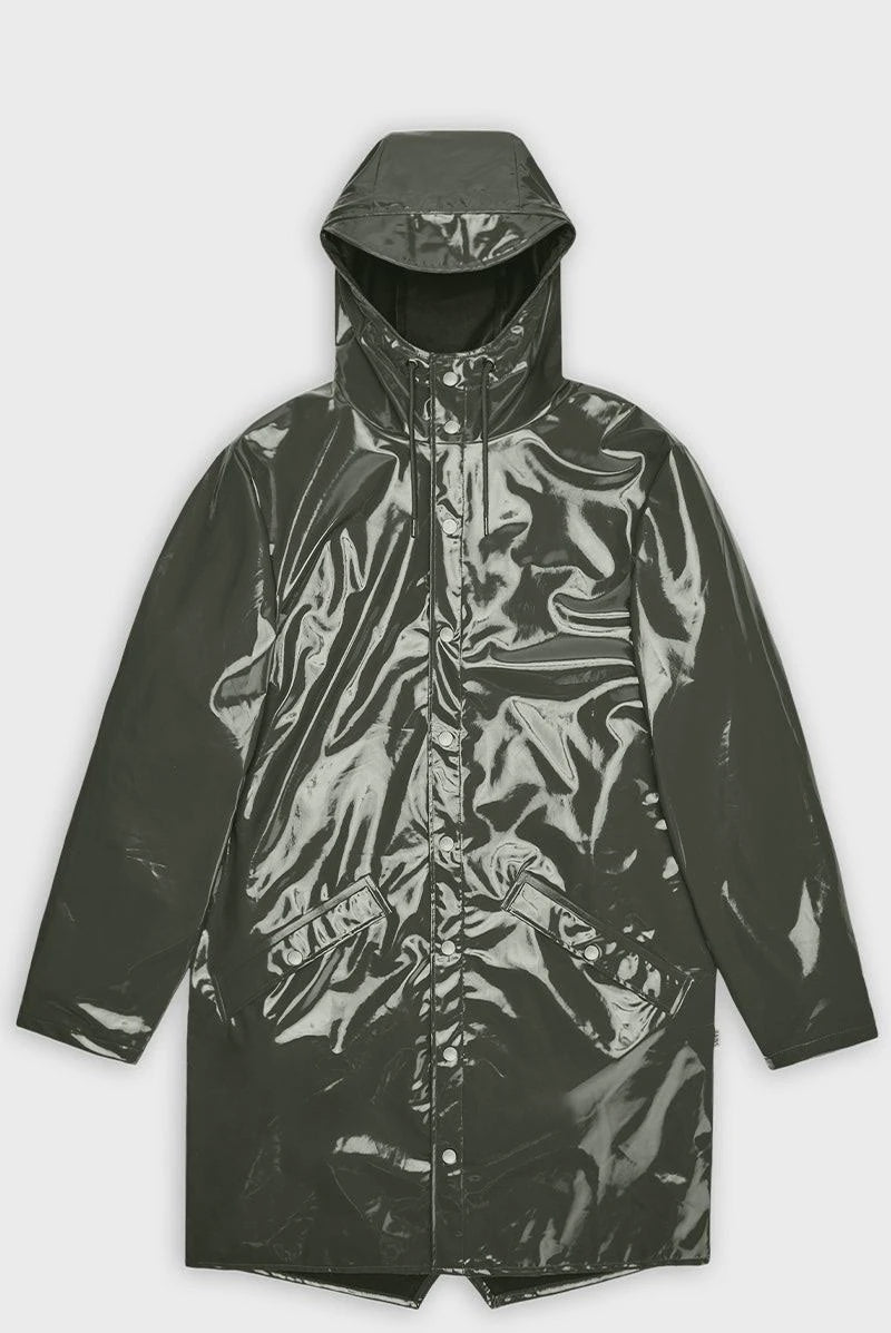 Rains Long Jacket - Swamp - size XL