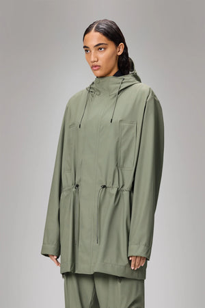 Rains Bold Long Jacket Waterproof W3 - Drift
