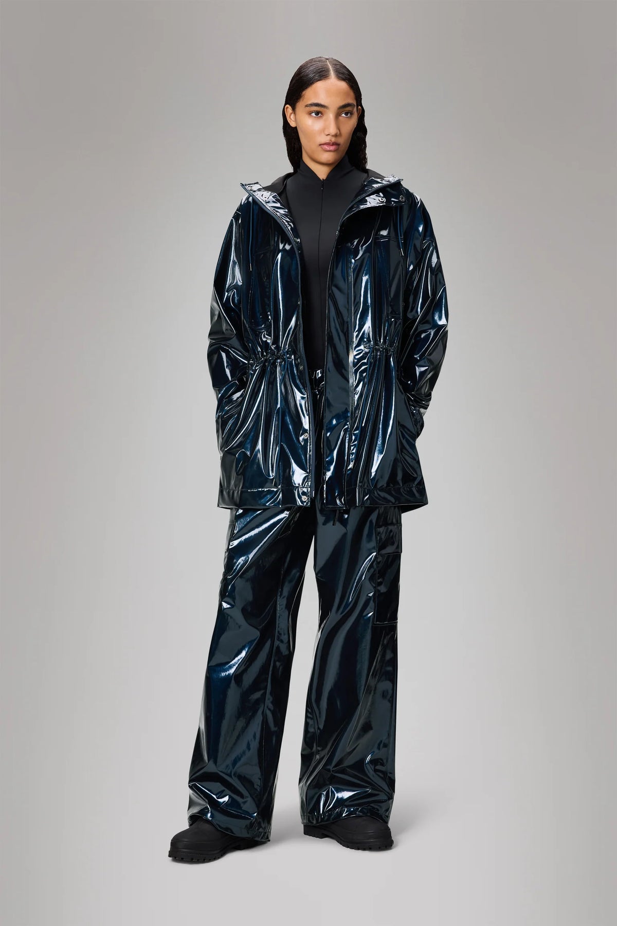 Rains Waterproof Coat Bold Long Jacket W3 - Spill