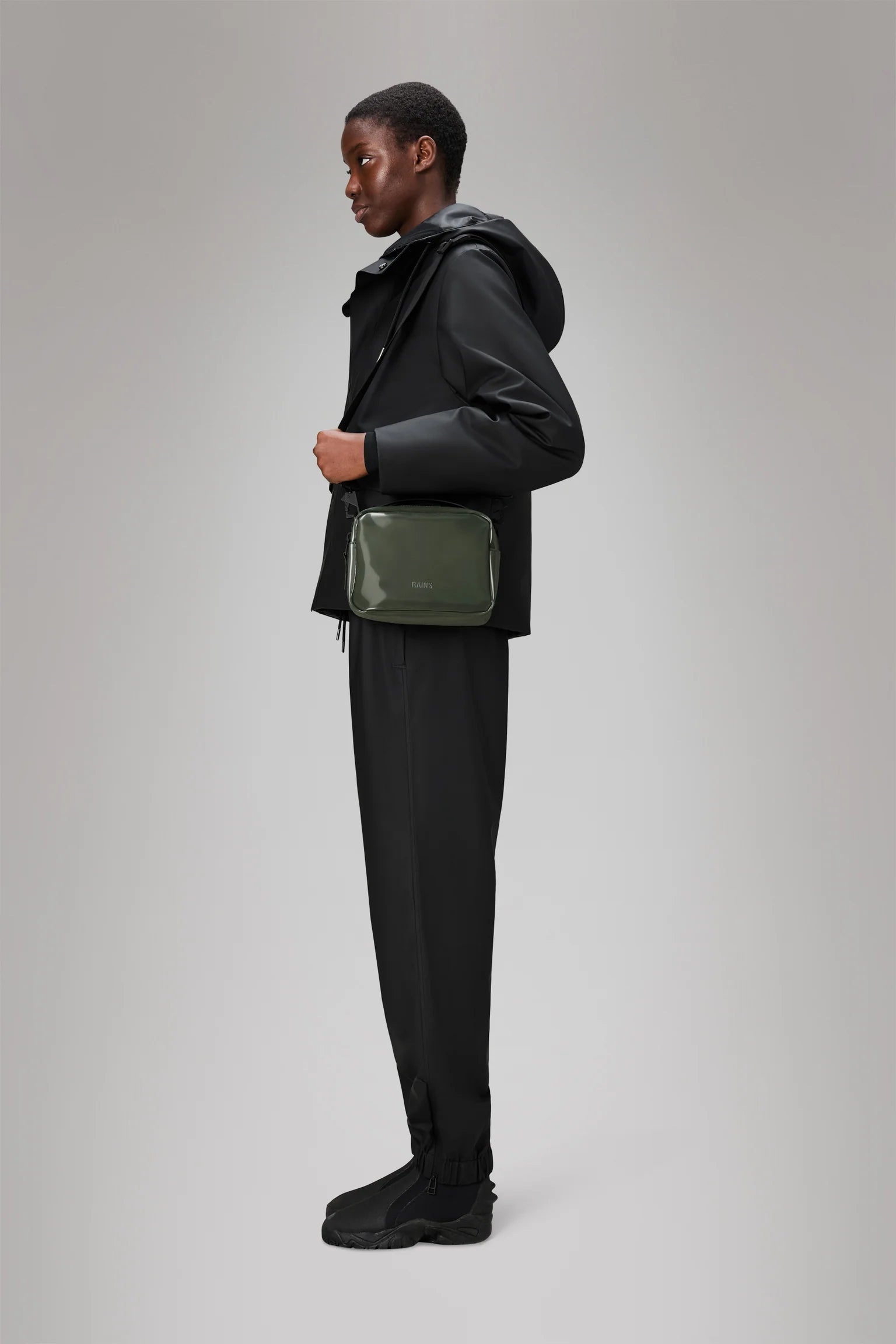 box bag rains Rains Box Bag W3 - Swamp