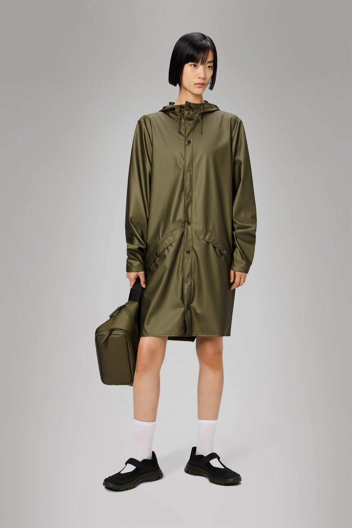 Rains Long Jacket - Revel