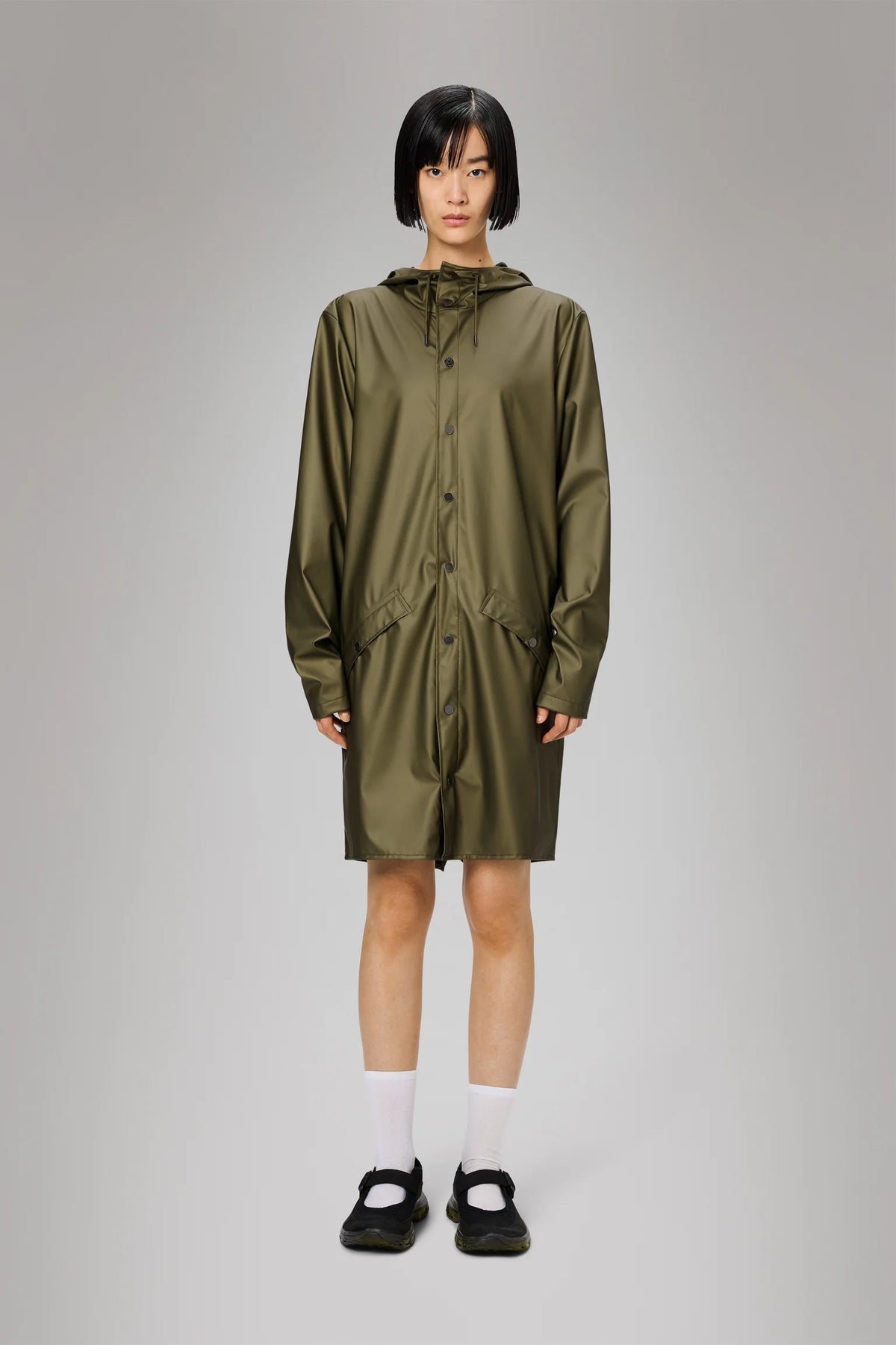 Rains Long Jacket - Revel