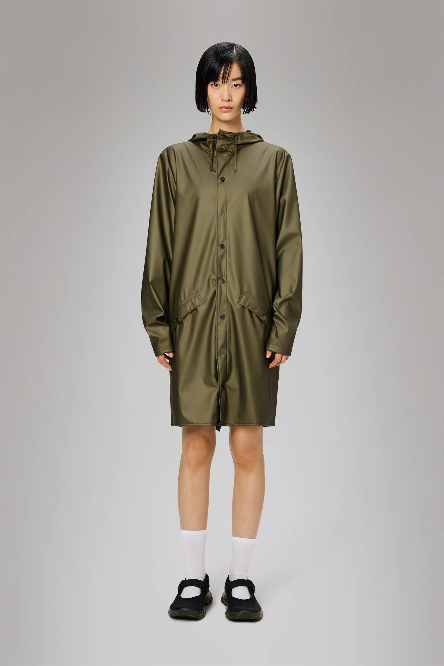 Rains Long Jacket - Revel