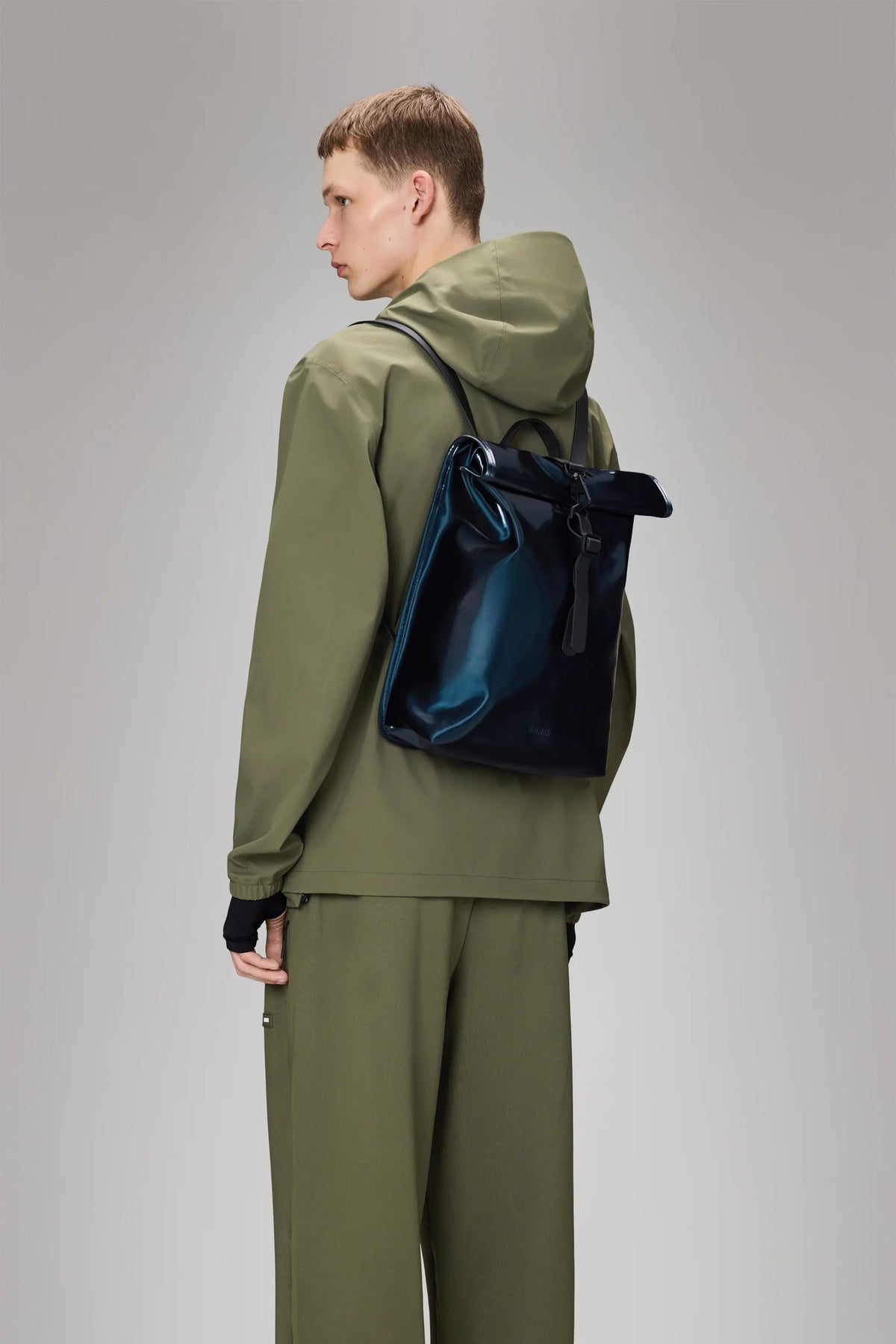 Rains Waterproof Bag Rolltop Rucksack Mini W3 - Spill