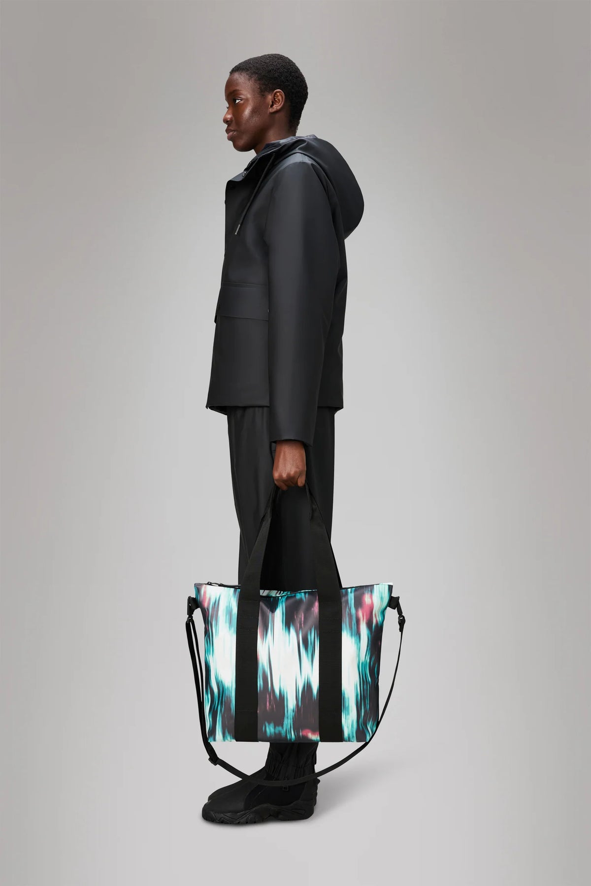 Rains Waterproof Tote Bag Mini - Blur limited edition print