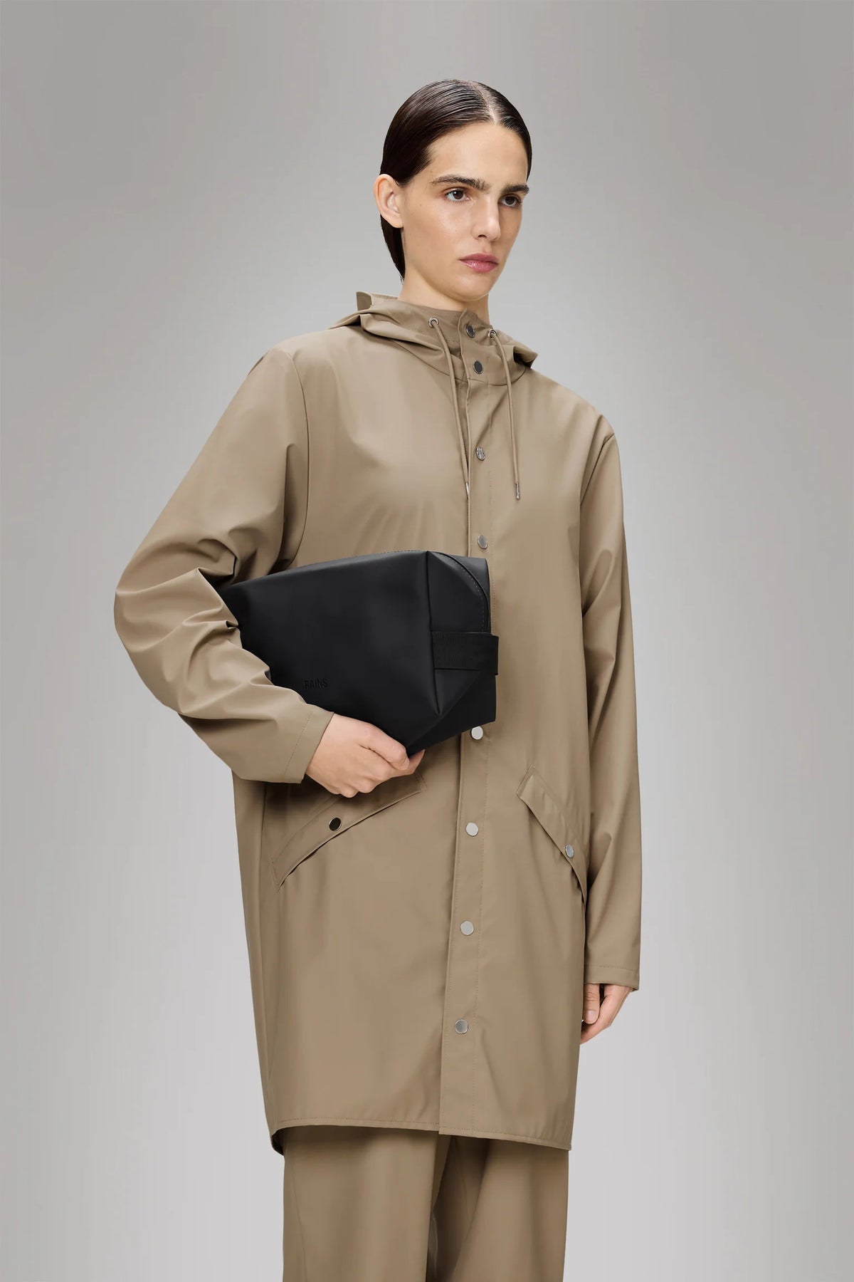 Rains Wash Bag Large Black