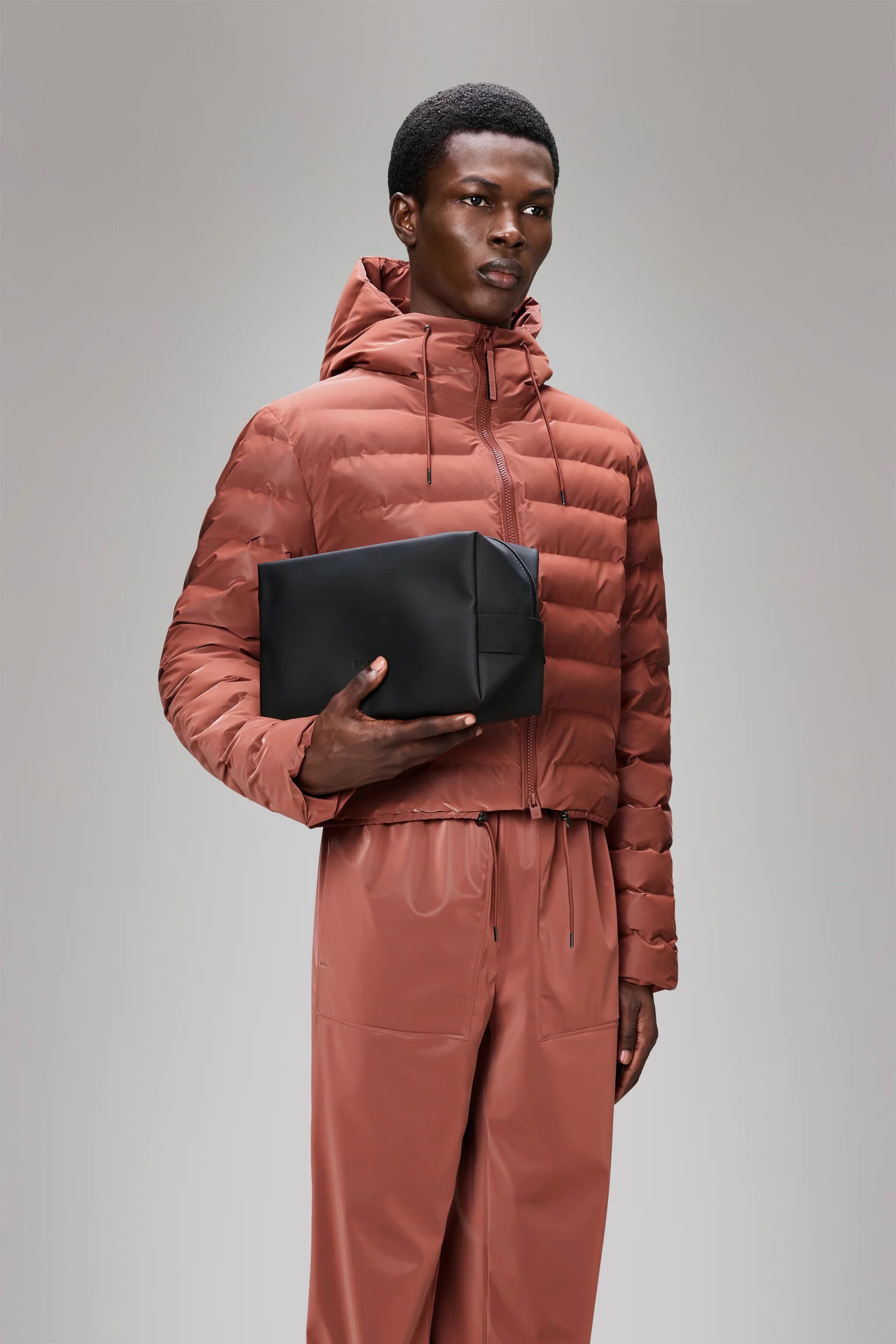 Rains Large Wash Bag - Black