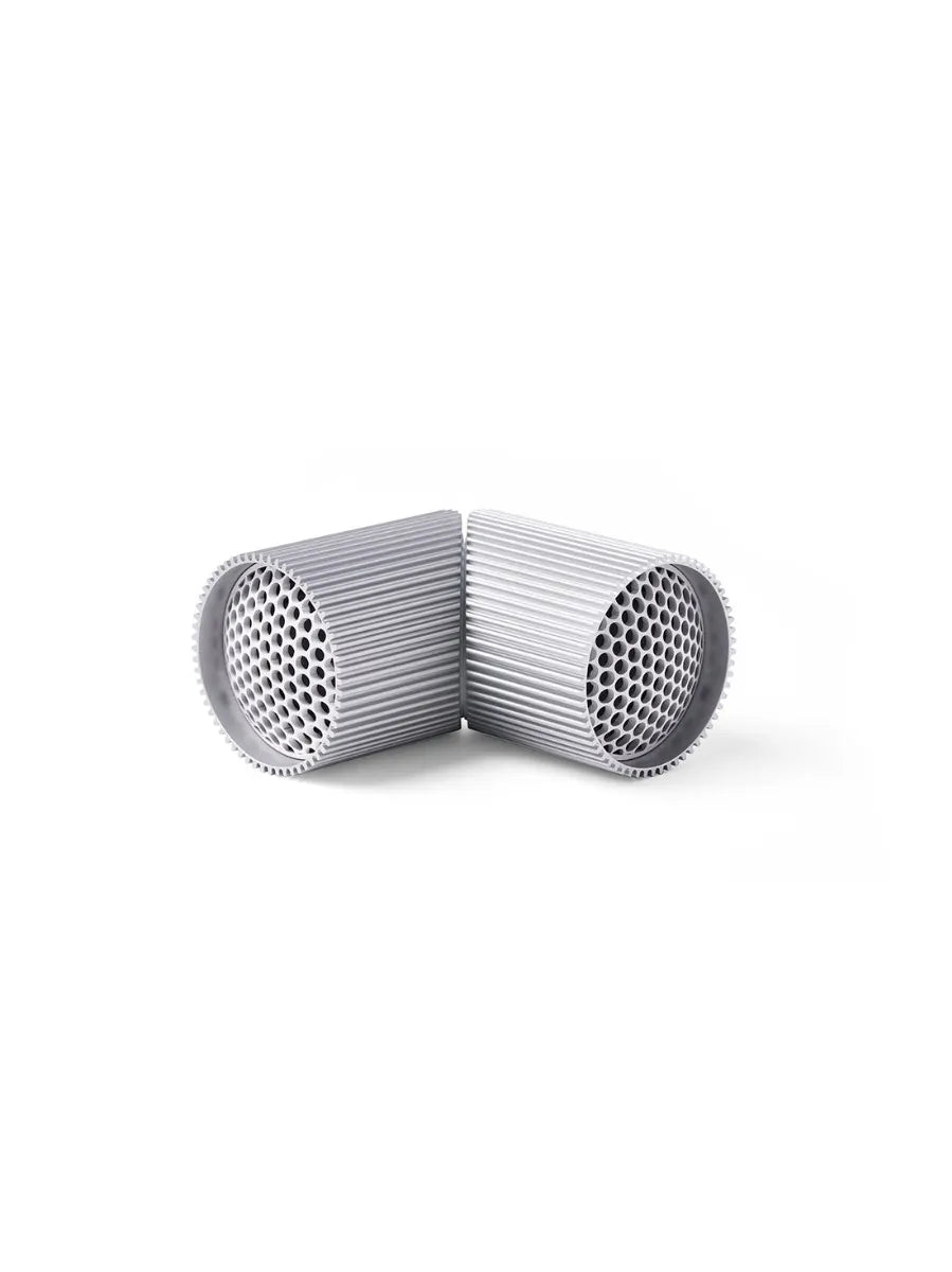 LEXON Ray Speakers -Set of 2 Magnetic Bluetooth - Raw Aluminium