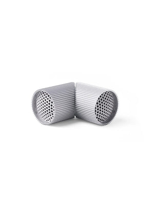 LEXON Ray Speakers -Set of 2 Magnetic Bluetooth - Raw Aluminium