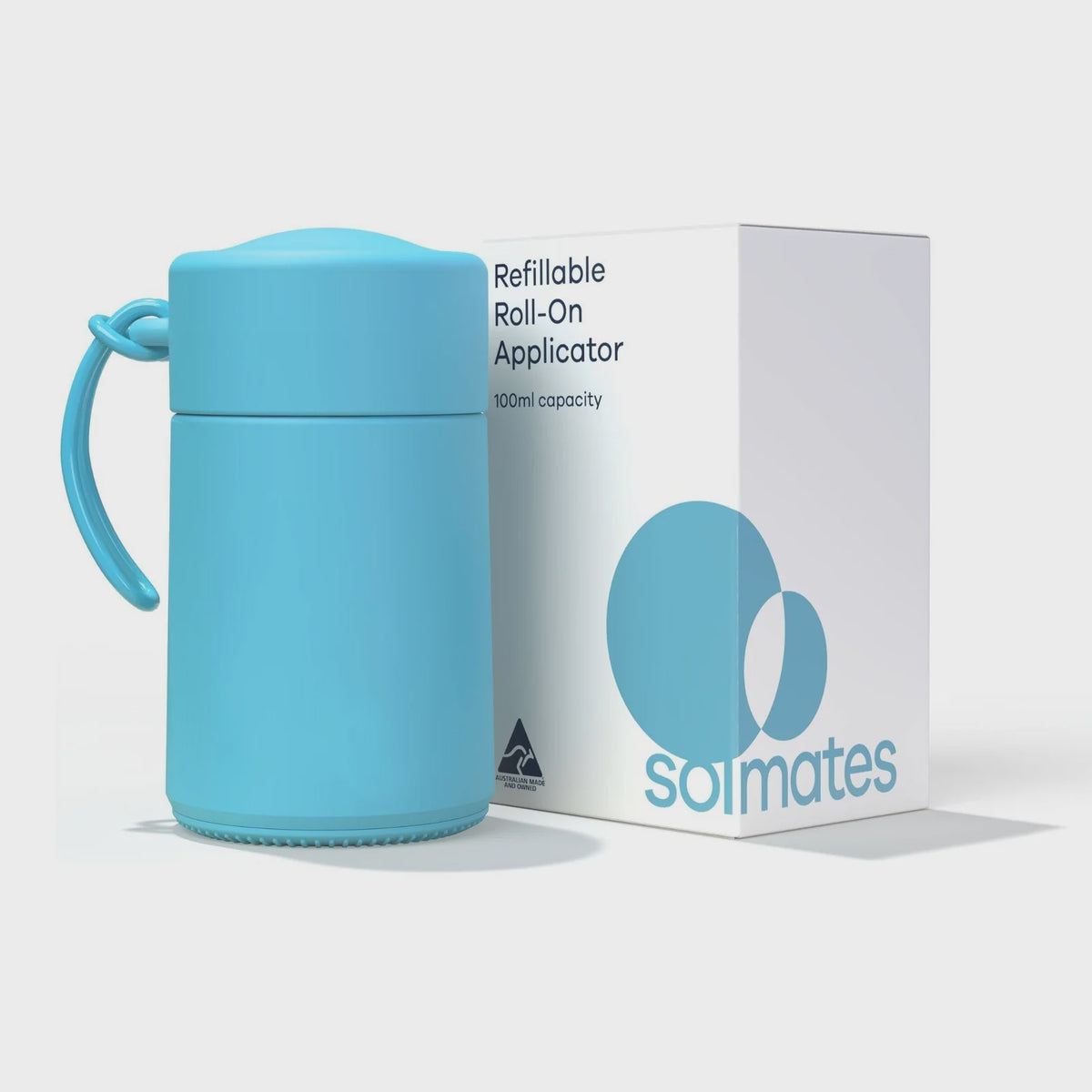 Refillable Roll-On Applicator 100ml - Sky Blue