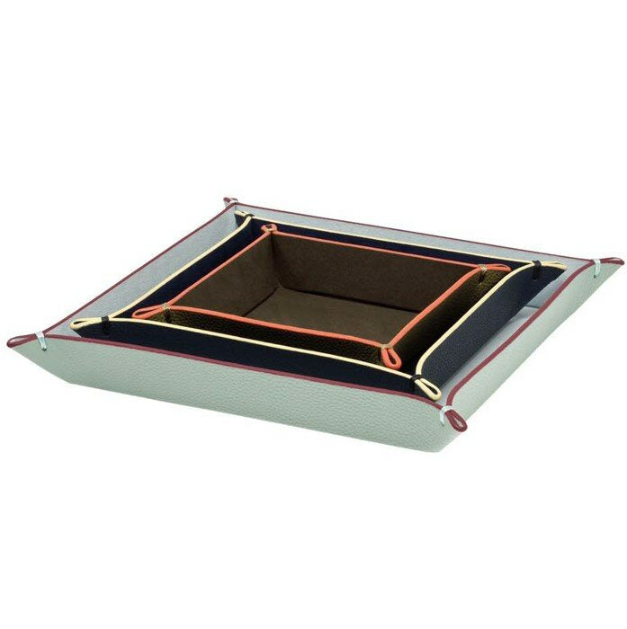 Remember Artificial Leather Storage Tray Set of 3 - Marbella