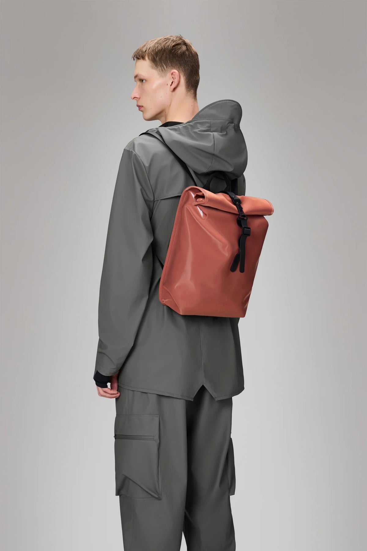 Rains Waterproof Bag Rolltop Rucksack Mini  W3 - Honor