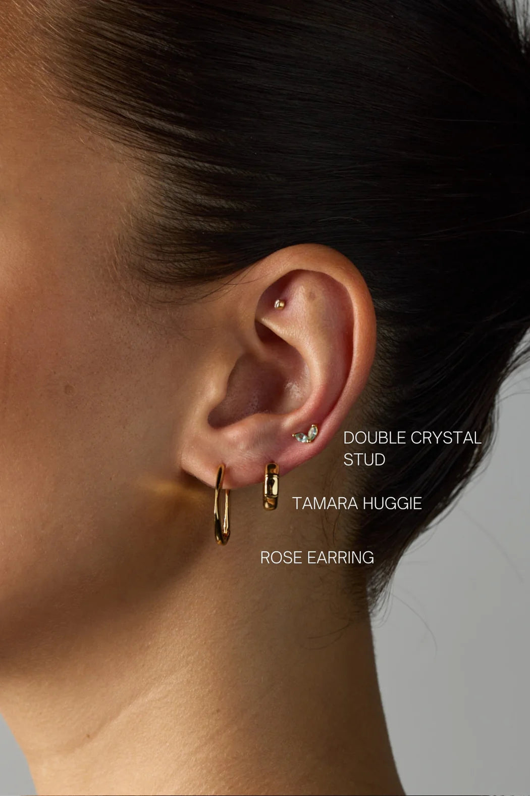 Zafino Australia Rose Essential Earrings - Gold
