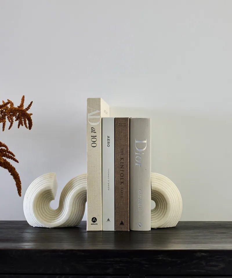 French Country Collections S-Curved Book End Bookends