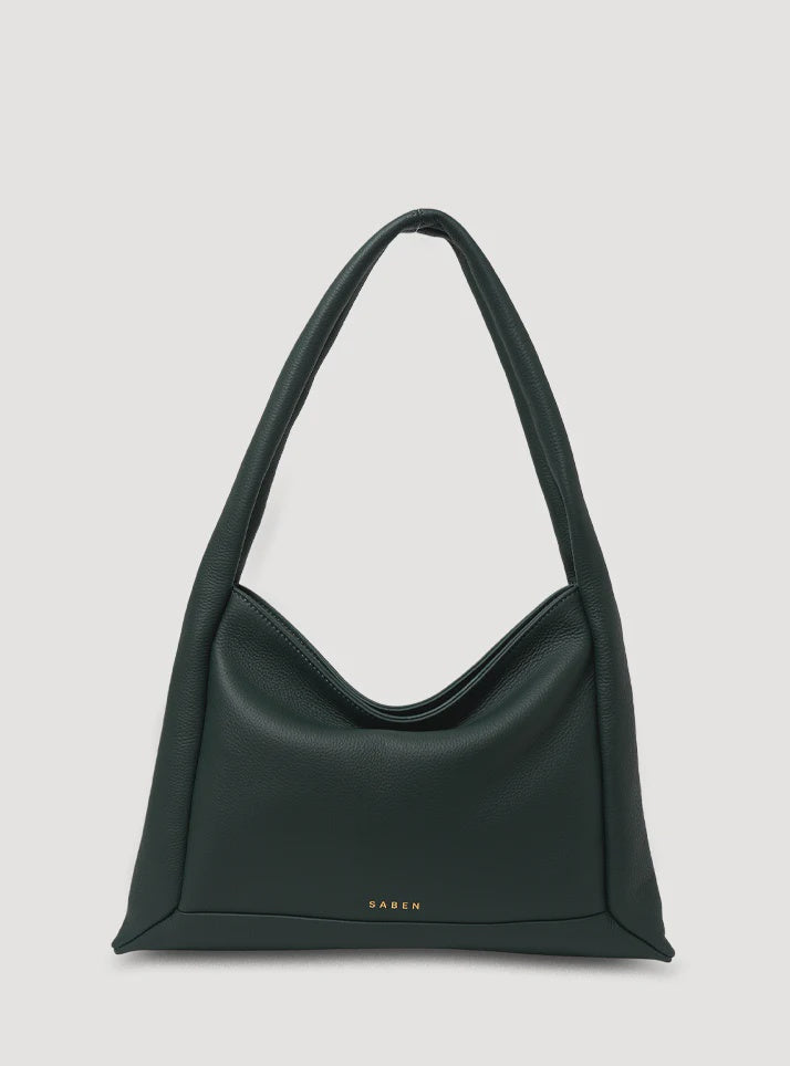 SABEN Hazel Shoulder Bag - Hunter Green Luxe