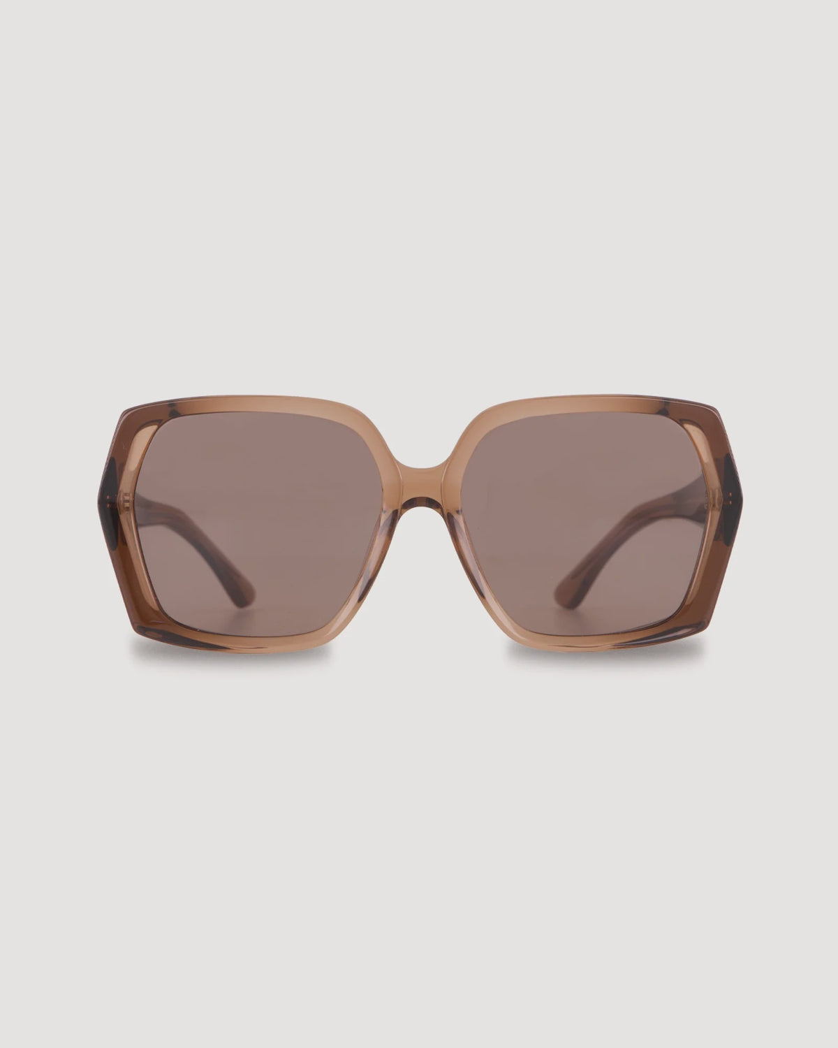 SABEN Remi Sunglasses - Sheer Brown
