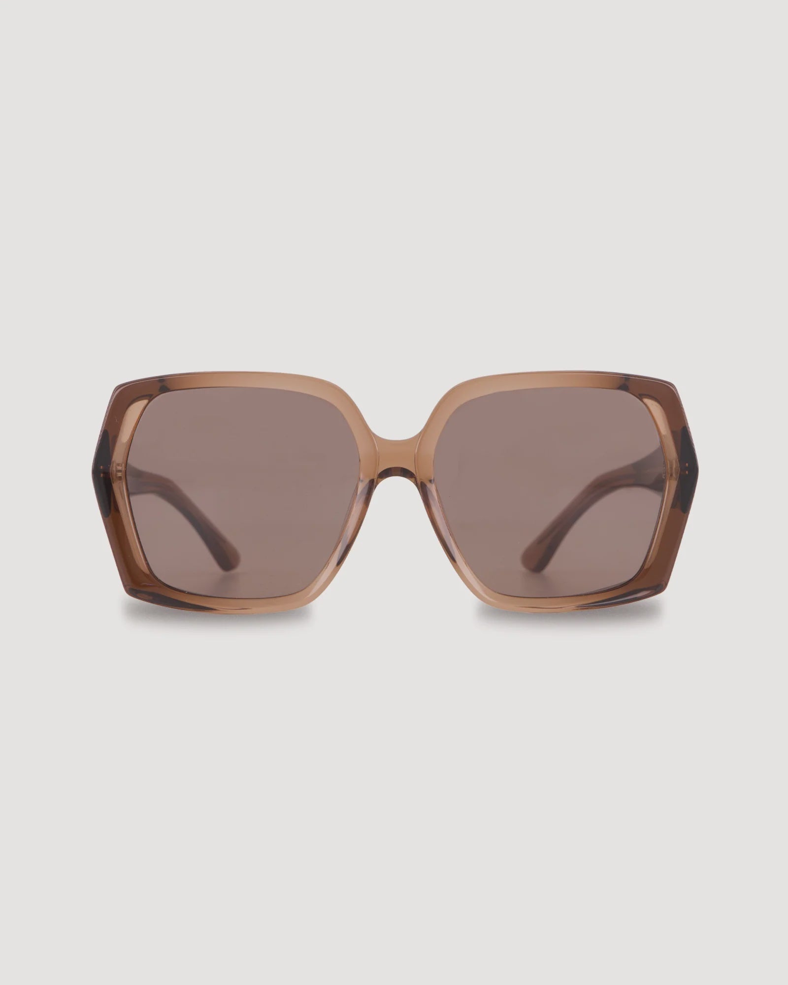 SABEN Remi Sunglasses - Sheer Brown