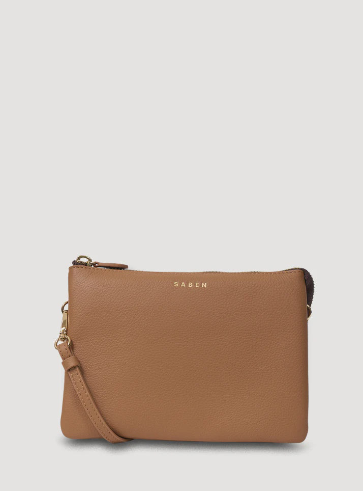 SABEN Tilly's Big Sis Crossbody - Toffee light brown bag