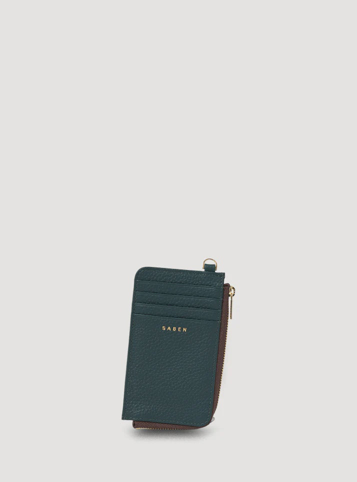 SABEN Winona Card Holder - Hunter Green