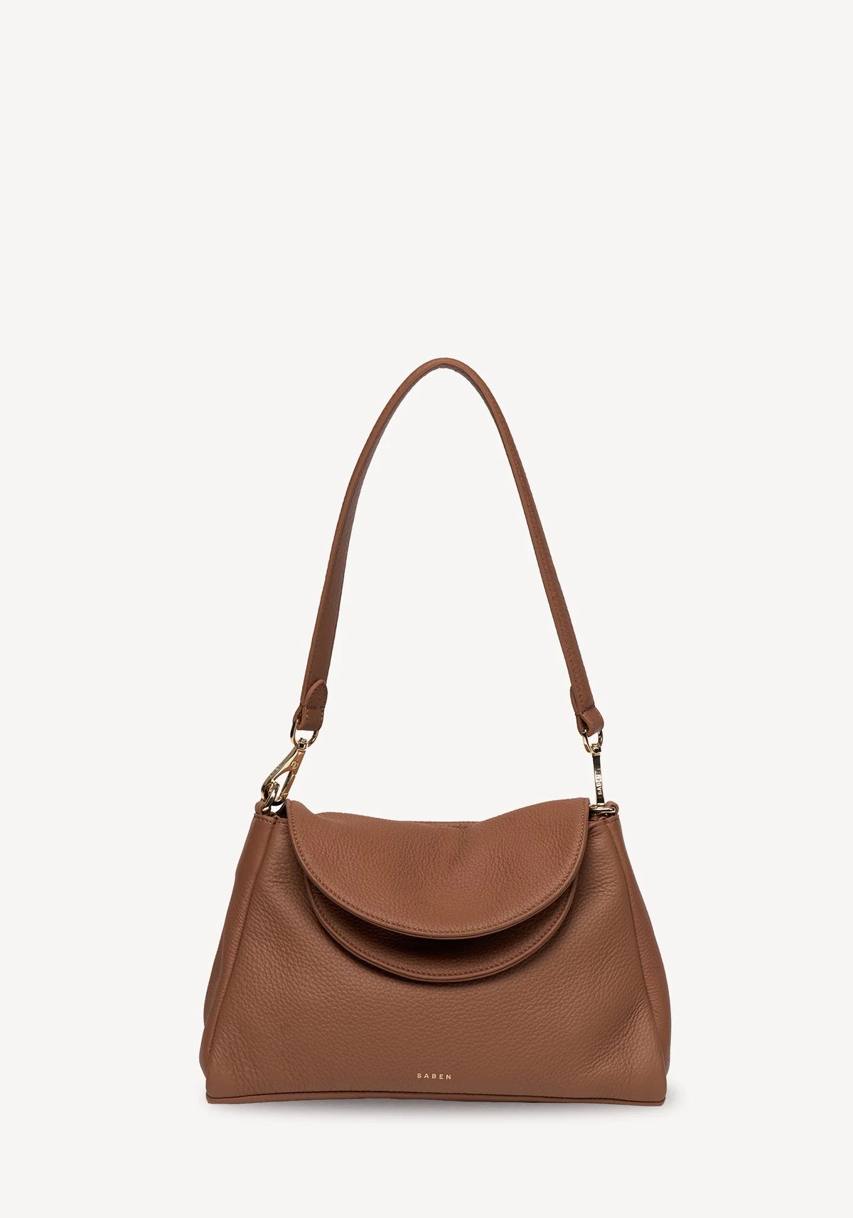 SABEN Beckett Crossbody - Tan Luxe Leather Bag