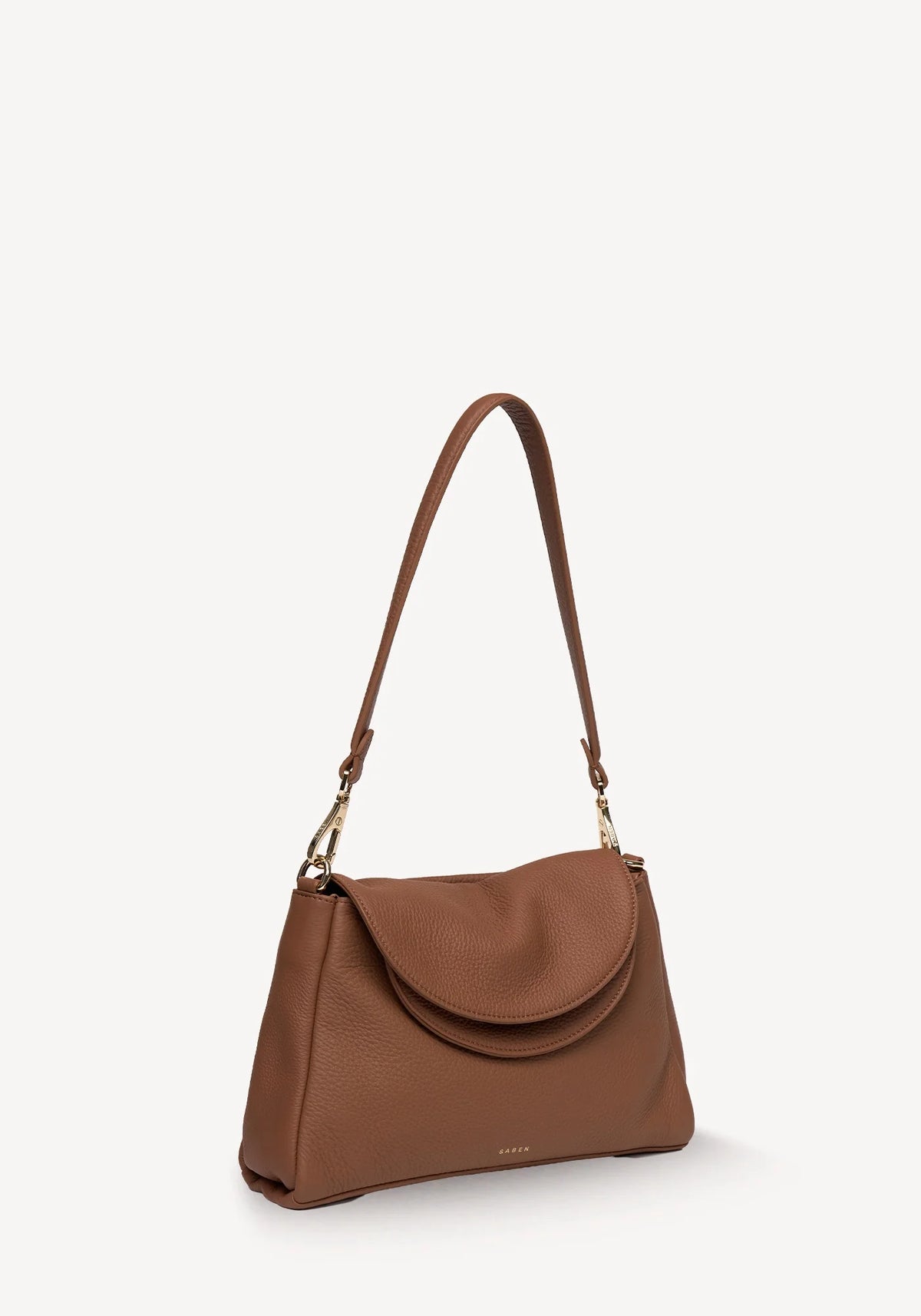 SABEN Beckett Crossbody - Tan Luxe Leather Bag