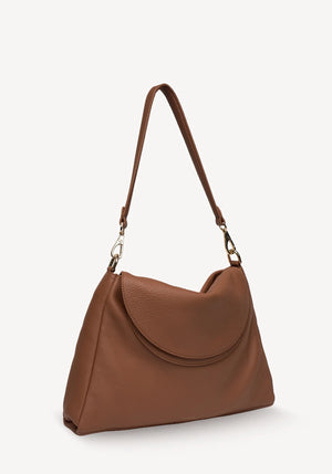 SABEN Becks Crossbody - Tan Luxe Leather Bag