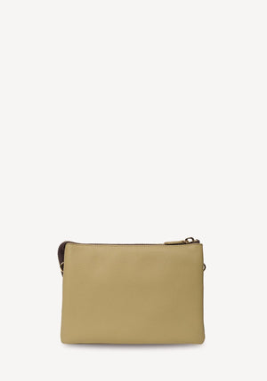SABEN SS26 Tilly's Big Sis Crossbody - Willow beige leather crossbody pouch Bag