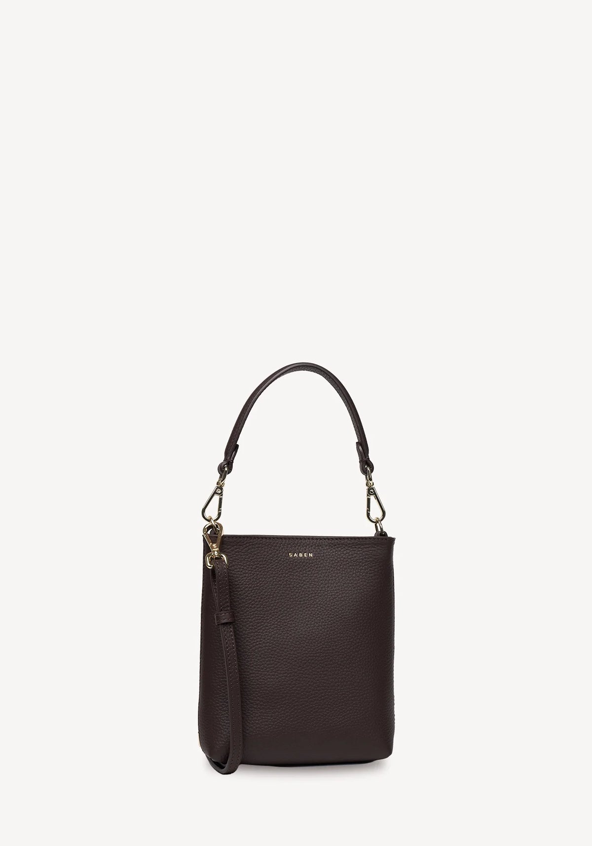 SABEN SS26 Handbag Coco Mini Bag - Cacao dark brown