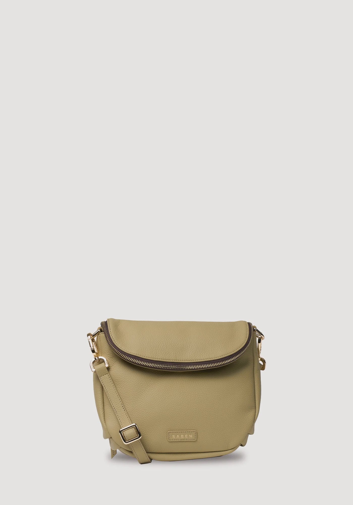 SABEN SS26 Fifi Crossbody - Willow light khaki green crossbody bag
