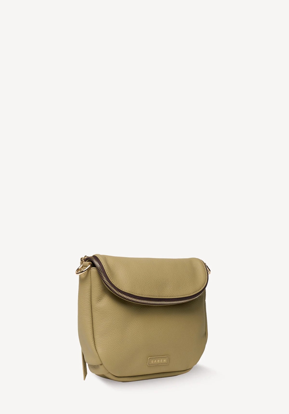 SABEN SS26 Fifi Crossbody - Willow light khaki green crossbody bag