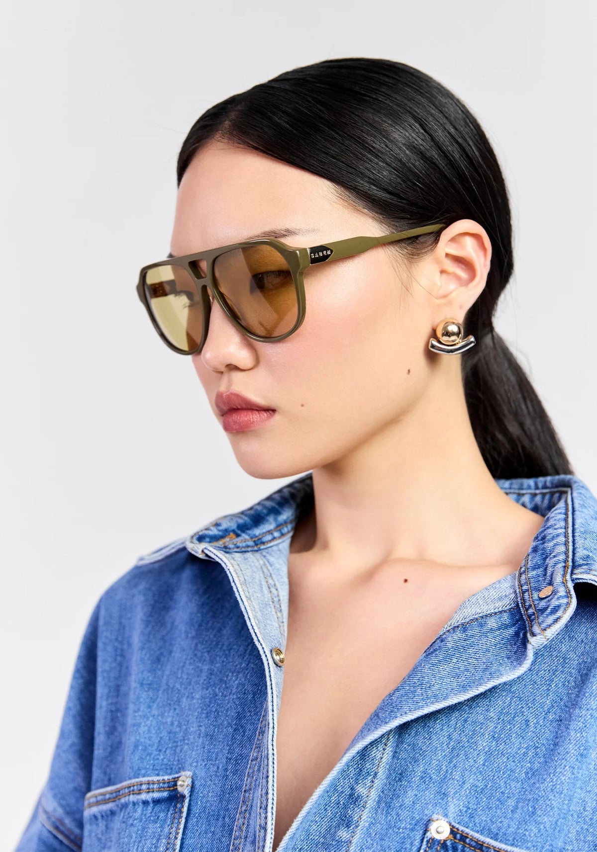 SABEN Marlo Sunglasses - Olive
