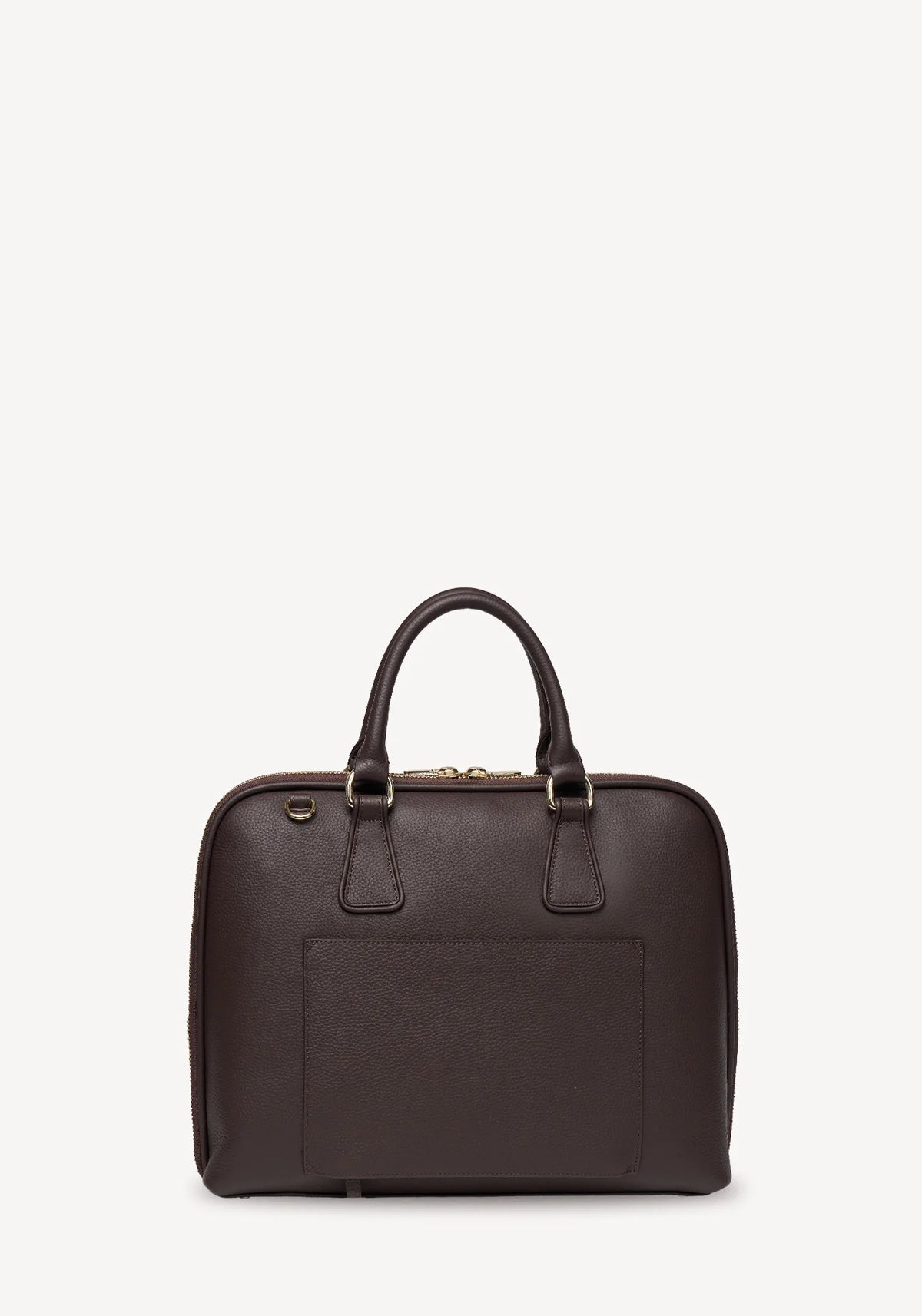 SABEN Parker Briefcase - Cacao Leather Work Bag