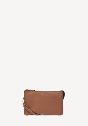 SABEN Tilly Crossbody - Tan leather bag