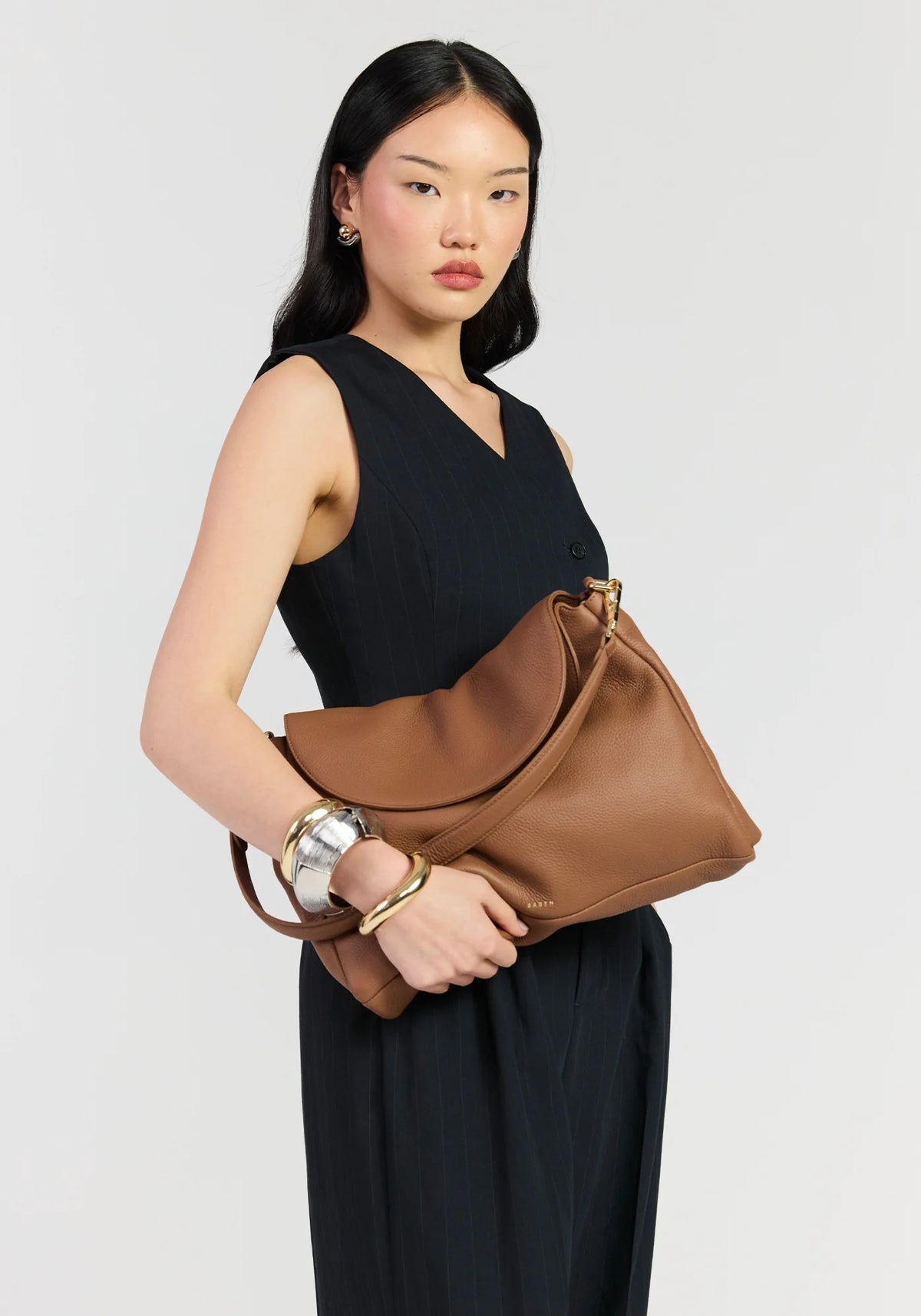 SABEN Becks Crossbody - Tan Luxe Leather Bag