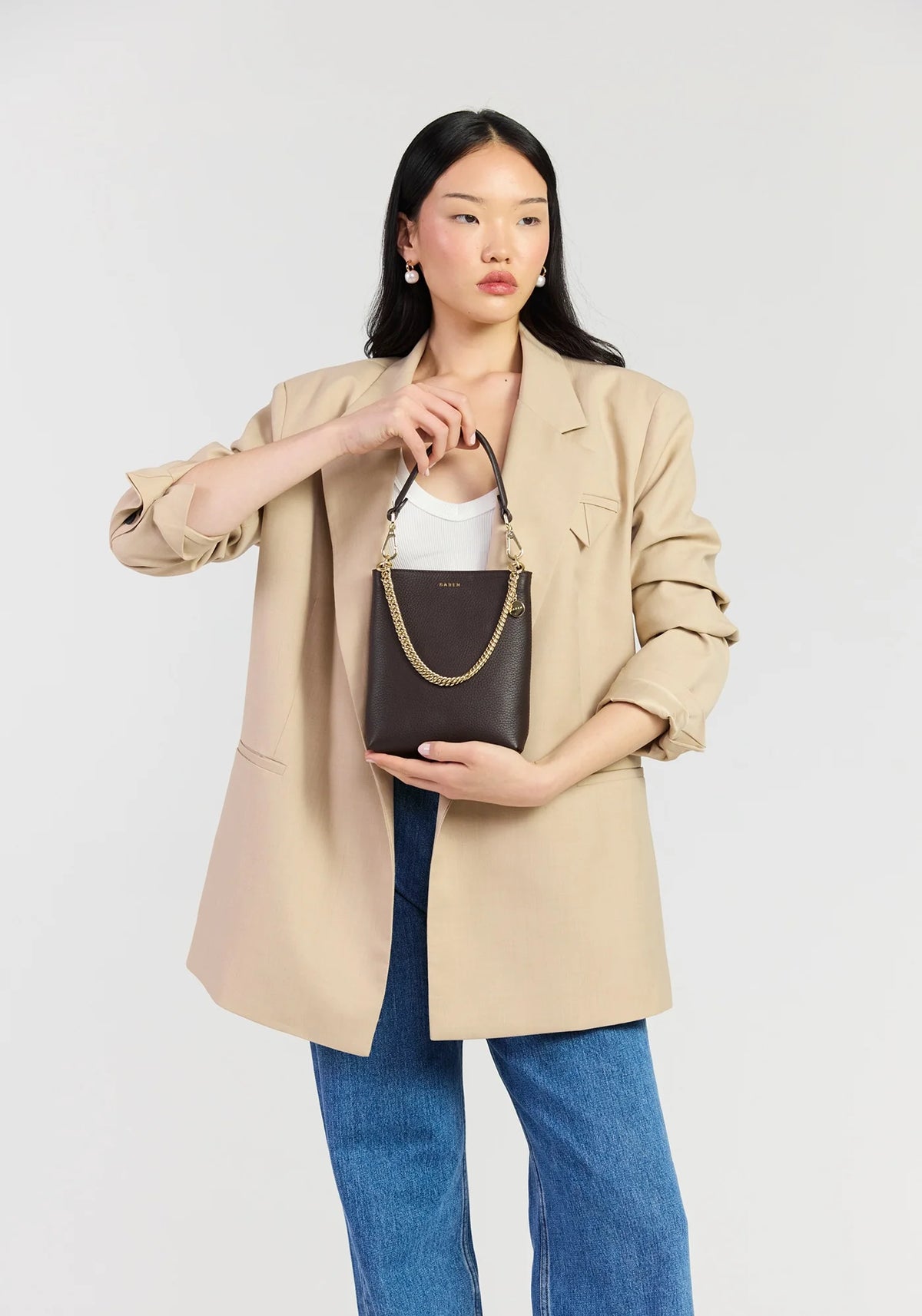 SABEN SS26 Handbag Coco Mini Bag - Cacao
