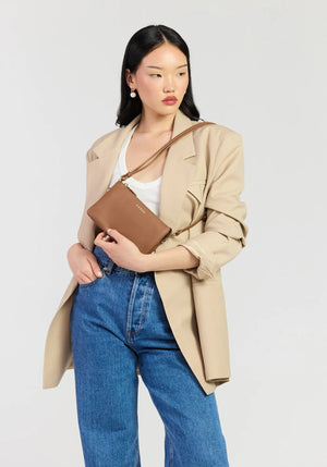 SABEN Tilly Crossbody - Tan leather bag