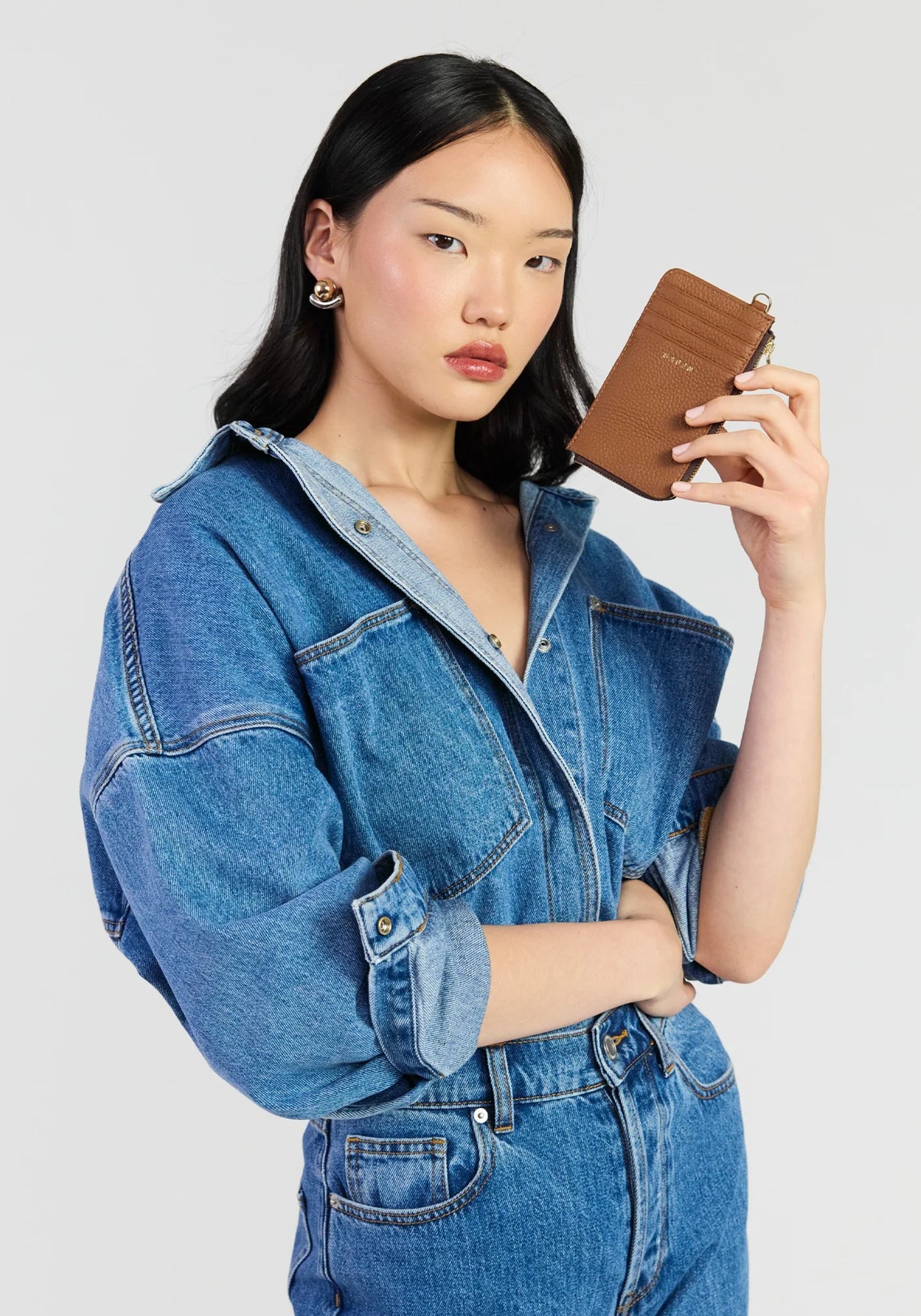 SABEN Winona Card Holder - Tan