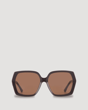 SABEN Remi Sunglasses - Espresso Sunglasses with a brown lens and black frame