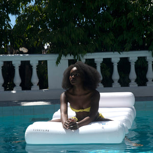 Sunnylife Resort Tube Lilo Float - White