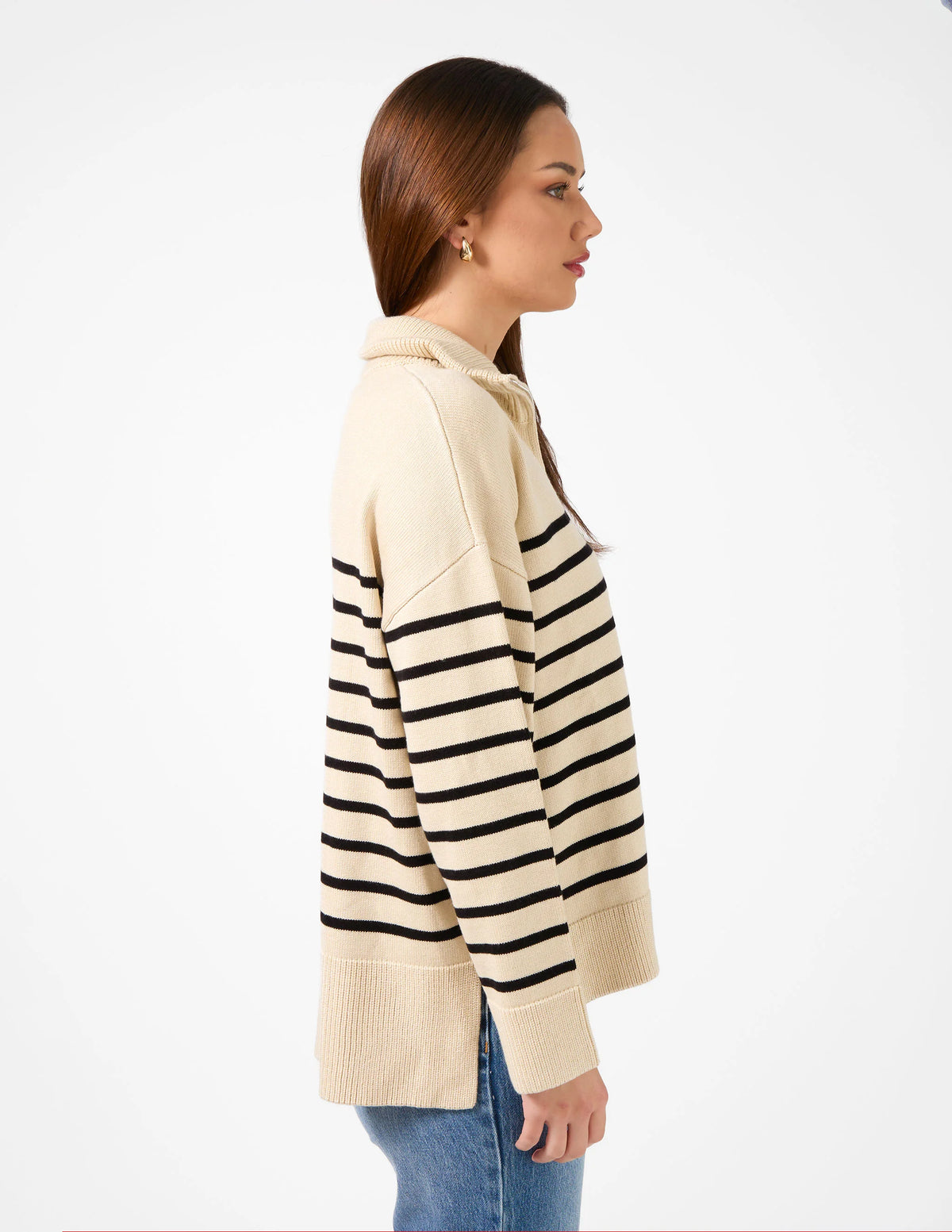 Stella+gemma Holland Jumper - Taupe Knit Top