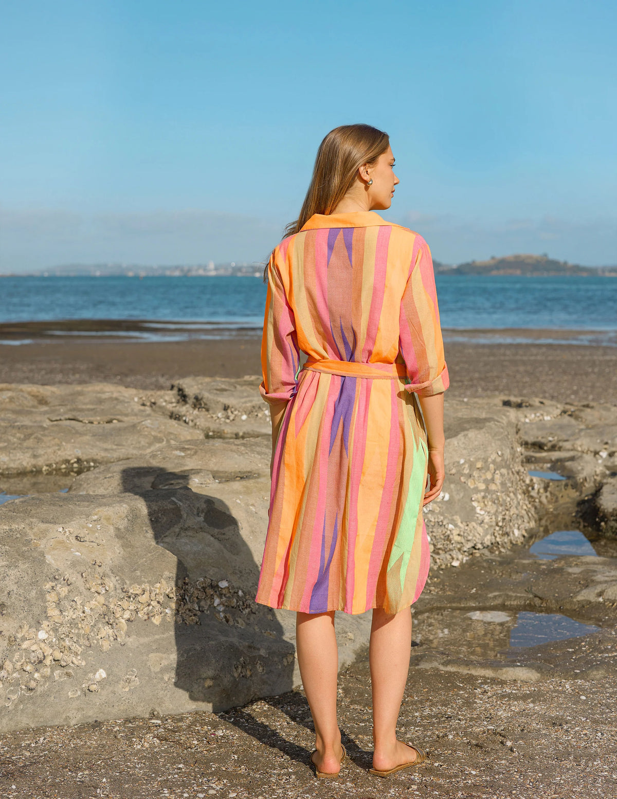 Stella Gemma Cayman Shirt Dress Cotton Multi Colours