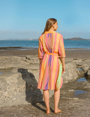 Stella Gemma Cayman Shirt Dress Cotton Multi Colours