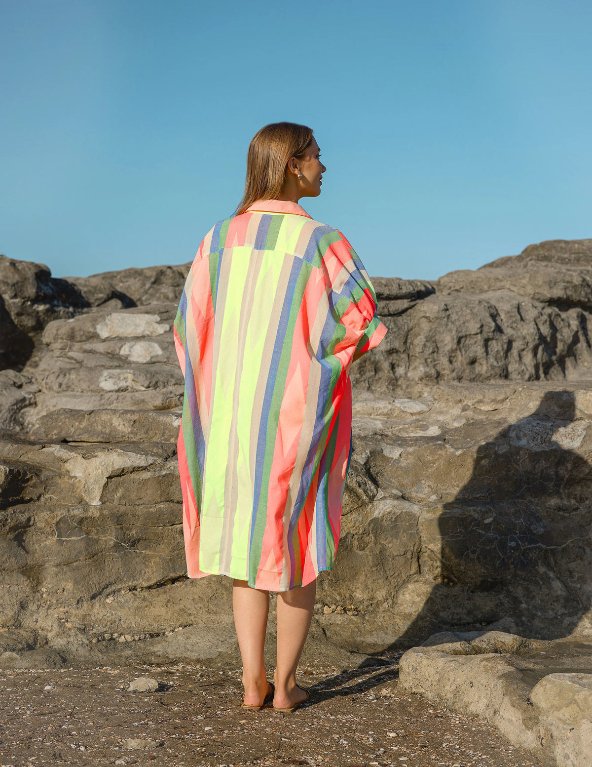STELLA+GEMMA Bahamas Dress Multi Colours OSFA Beach Holiday