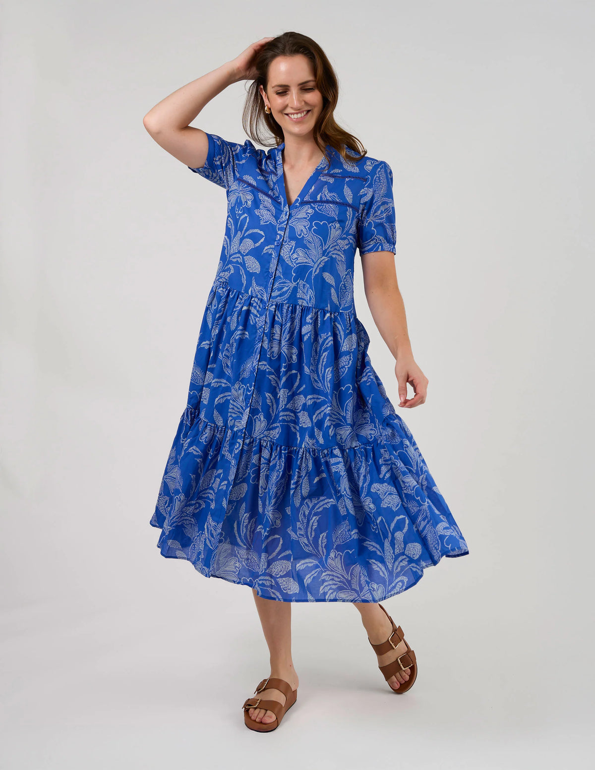 Stella+Gemma MAXINE DRESS CORFU COBALT Blue