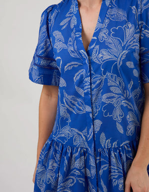 Stella+Gemma Eugenie Dress Corfu Cobalt Blue