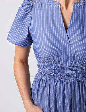 Stella+Gemma Vittoria Dress Aegan Stripe Blue