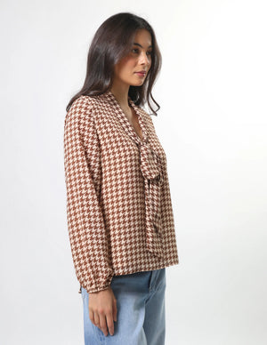 Stella+Gemma Verity Blouse - Choco Hound