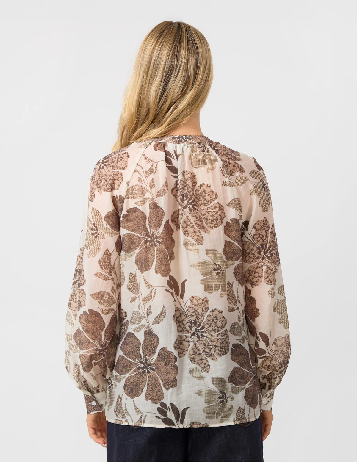 Stella+Gemma Gina Blouse - Brown Floral